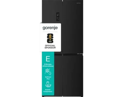 Gorenje NRM819E61BX samostojeći kombinovani frižider, French door