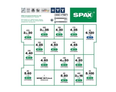 SPAX ASSEMBLY BOX L-BOXX MAX SCREW SET