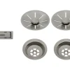 BLANCO INFINO® METALNA REŠETKA ZA SLIVNIK I PRELIVNIK U BOJI SATEN PLATINUM