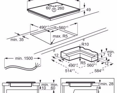 ELECTROLUX KIV63449IT SaphirMatt® indukciona ploča